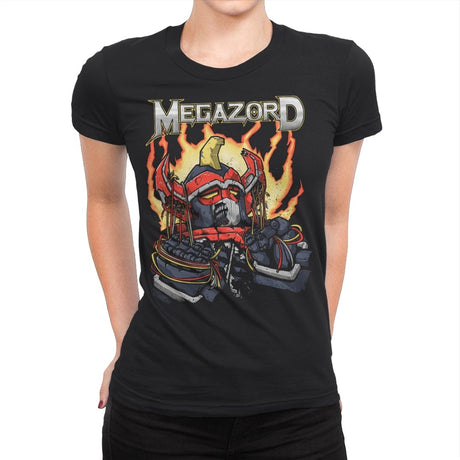 MEGAROBOT - Shirt Club - Womens Premium T-Shirts RIPT Apparel Small / Black