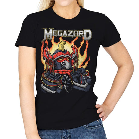 MEGAROBOT - Shirt Club - Womens T-Shirts RIPT Apparel Small / Black