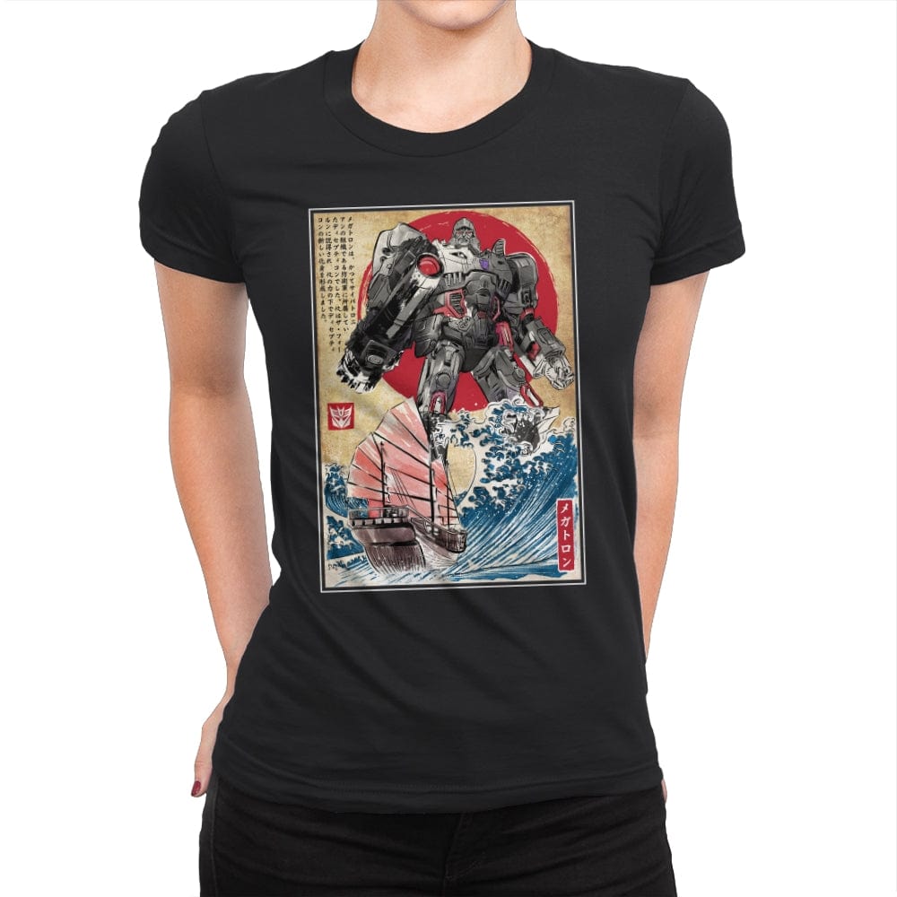 Megatron in Japan - Womens Premium T-Shirts RIPT Apparel Small / Black