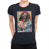 Megatron in Japan - Womens Premium T-Shirts RIPT Apparel Small / Midnight Navy