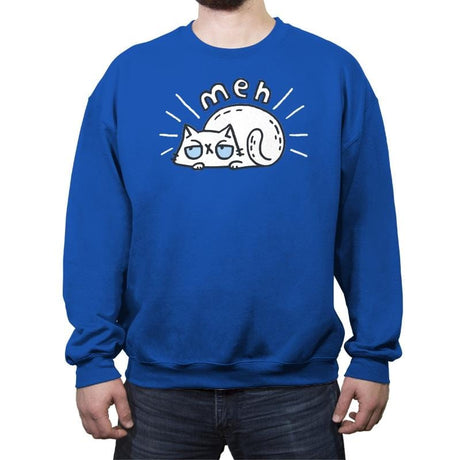 Mehow - Crew Neck Sweatshirt Crew Neck Sweatshirt RIPT Apparel Small / Royal