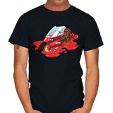 Melting Cyberpunk Bike - Mens T-Shirts RIPT Apparel Small / Black