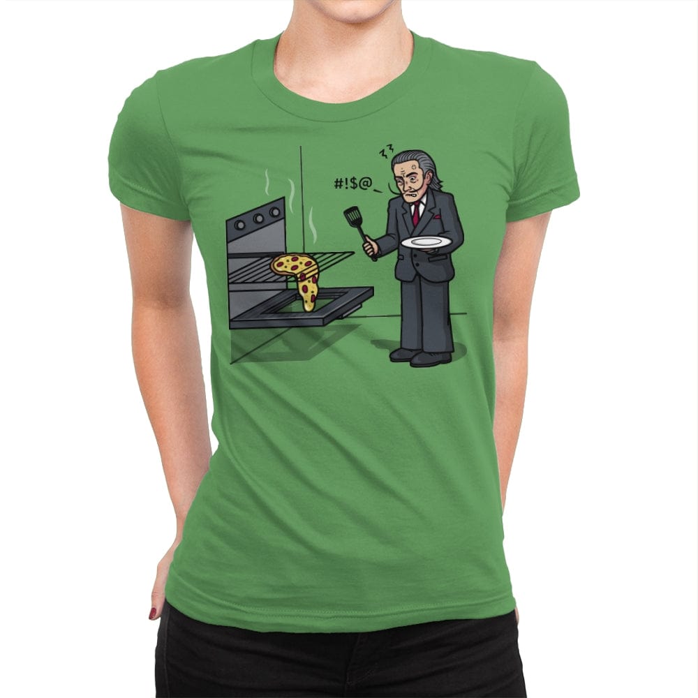Melting Pizza! - Womens Premium T-Shirts RIPT Apparel Small / Kelly