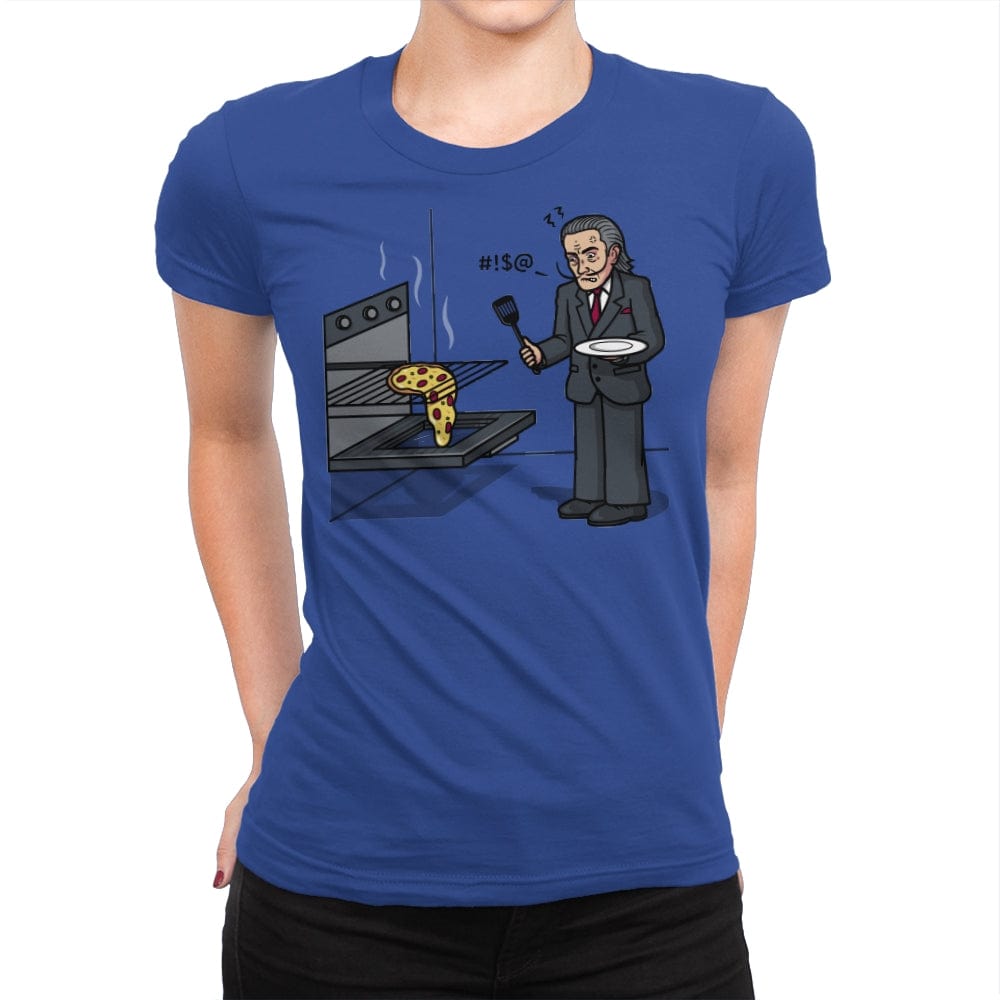Melting Pizza! - Womens Premium T-Shirts RIPT Apparel Small / Royal