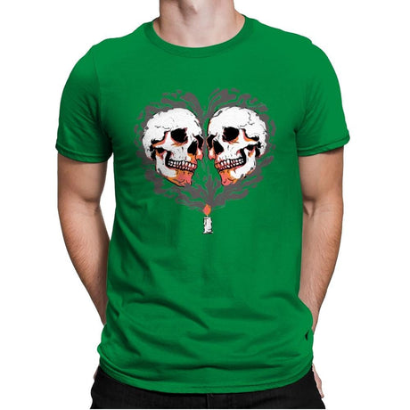 Memento Mori - Mens Premium T-Shirts RIPT Apparel Small / Kelly