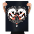 Memento Mori - Prints Posters RIPT Apparel 18x24 / Black