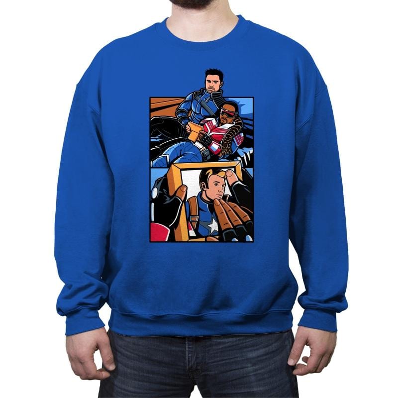 Memories - Crew Neck Sweatshirt Crew Neck Sweatshirt RIPT Apparel Small / Royal