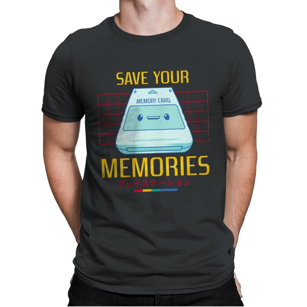 Memorycard - Mens Premium T-Shirts RIPT Apparel Small / Heavy Metal