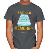 Memorycard - Mens T-Shirts RIPT Apparel Small / Charcoal
