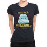 Memorycard - Womens Premium T-Shirts RIPT Apparel Small / Midnight Navy