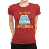 Memorycard - Womens Premium T-Shirts RIPT Apparel Small / Red