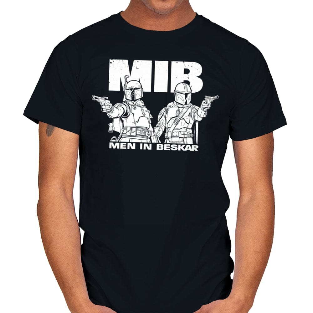Men in Beskar - Mens T-Shirts RIPT Apparel Small / Black