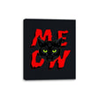 MEOW Cat - Canvas Wraps Canvas Wraps RIPT Apparel 8x10 / Black