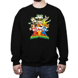 Meower Rangers - Crew Neck Sweatshirt Crew Neck Sweatshirt RIPT Apparel