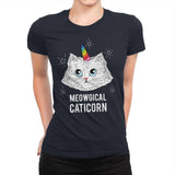 Meowgical Caticorn - Womens Premium T-Shirts RIPT Apparel Small / Midnight Navy