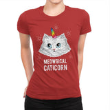 Meowgical Caticorn - Womens Premium T-Shirts RIPT Apparel Small / Red