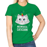 Meowgical Caticorn - Womens T-Shirts RIPT Apparel Small / Irish Green