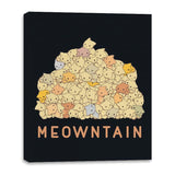 Meowntaintop - Canvas Wraps Canvas Wraps RIPT Apparel 16x20 / Black