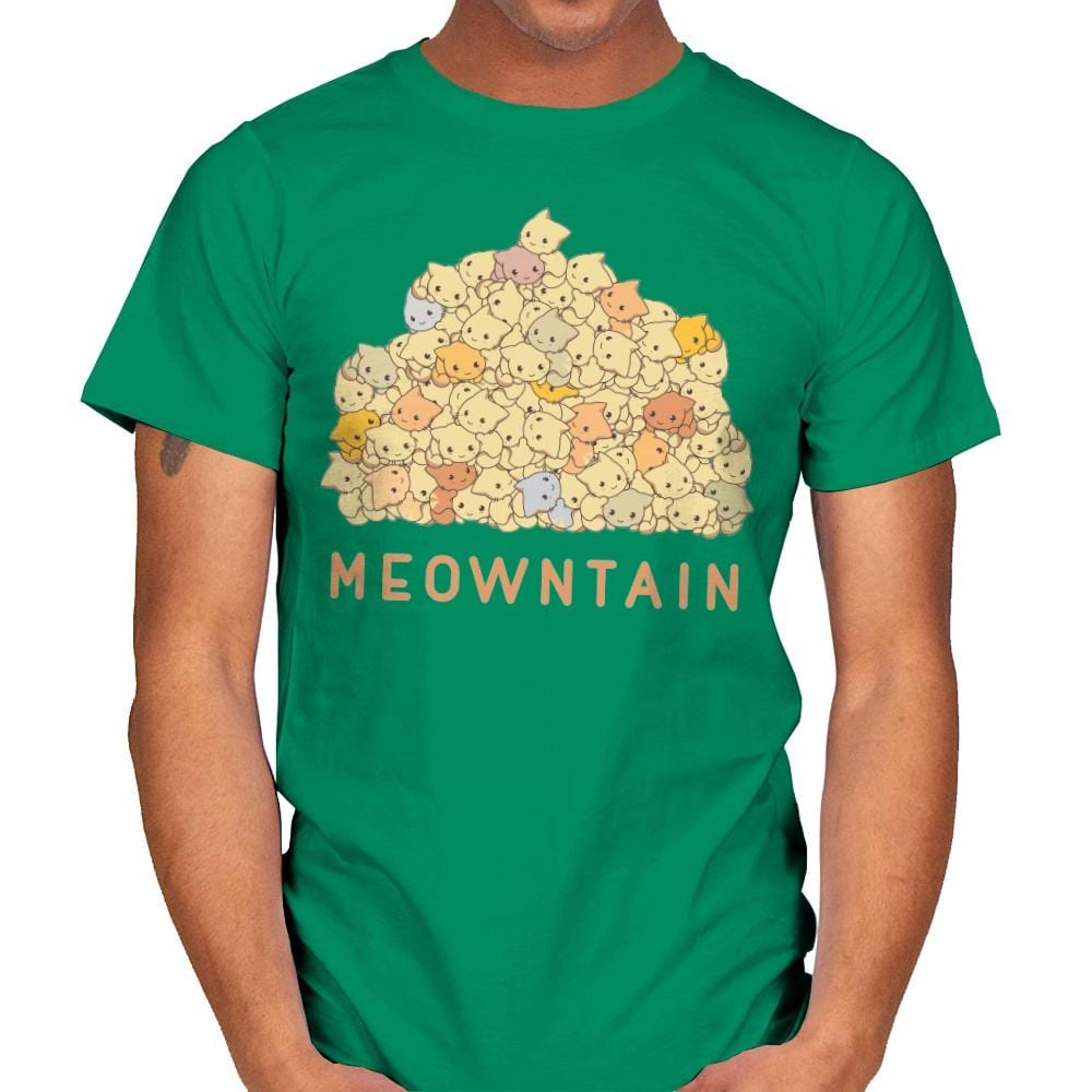 Meowntaintop - Mens T-Shirts RIPT Apparel Small / Kelly