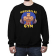 Meowscles Gym - Crew Neck Sweatshirt Crew Neck Sweatshirt RIPT Apparel Small / Black
