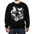Meowsical - Crew Neck Sweatshirt Crew Neck Sweatshirt RIPT Apparel Small / Black