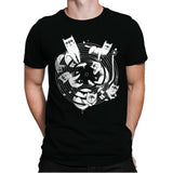 Meowsical - Mens Premium T-Shirts RIPT Apparel Small / Black