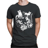 Meowsical - Mens Premium T-Shirts RIPT Apparel Small / Heavy Metal