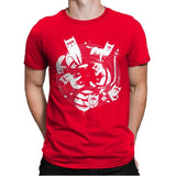 Meowsical - Mens Premium T-Shirts RIPT Apparel Small / Red