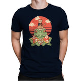 Meowster and Big Brother Croaker - Mens Premium T-Shirts RIPT Apparel Small / Midnight Navy