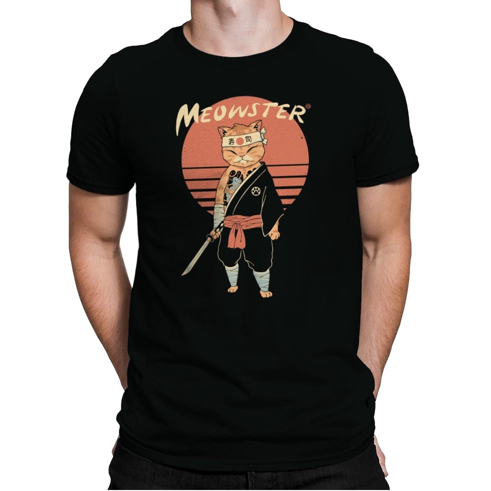 Meowster Awakens - Mens Premium T-Shirts RIPT Apparel Small / Black