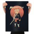 Meowster Awakens - Prints Posters RIPT Apparel 18x24 / Black