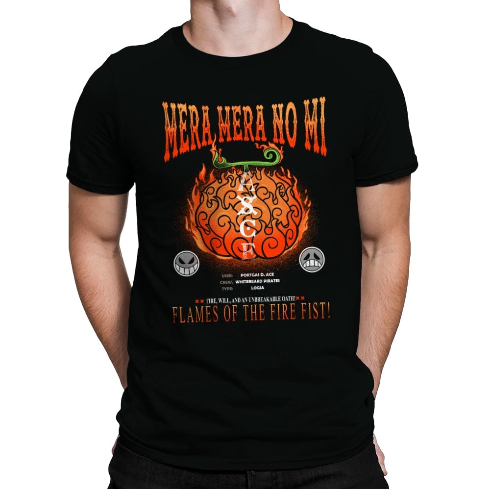 Mera Mera No Mi Devil Fruit - Mens Premium T-Shirts RIPT Apparel Small / Black