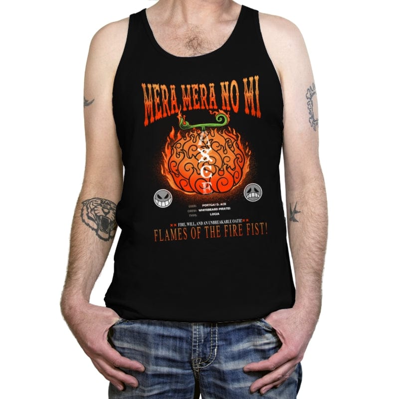 Mera Mera No Mi Devil Fruit - Tanktop Tanktop RIPT Apparel X-Small / Black