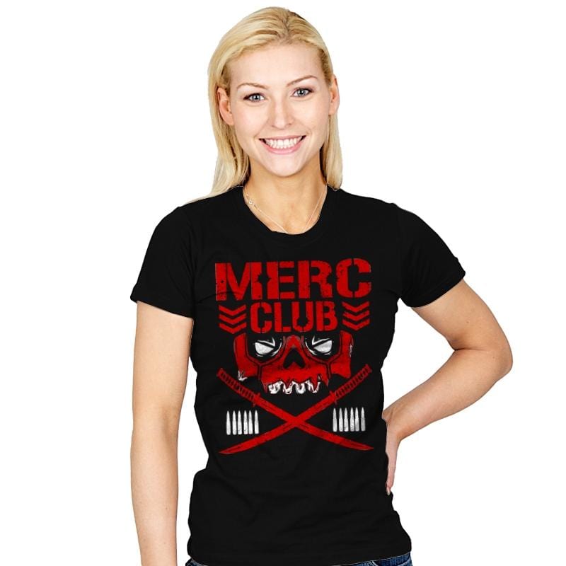 MERC CLUB - Womens T-Shirts RIPT Apparel Small / Black