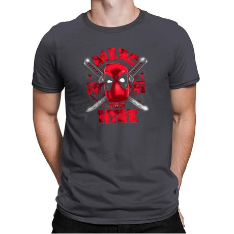 Merc for Hire Exclusive - Mens Premium T-Shirts RIPT Apparel Small / Heavy Metal