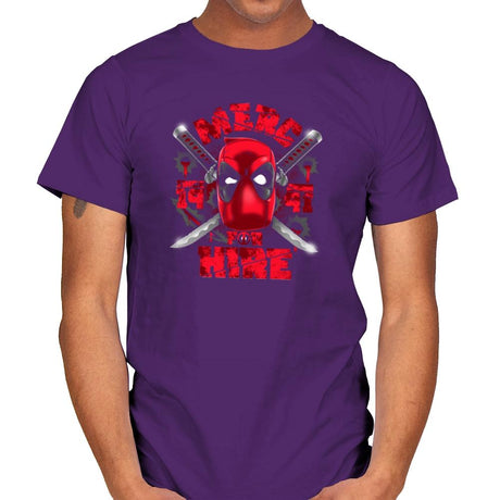 Merc for Hire Exclusive - Mens T-Shirts RIPT Apparel Small / Purple