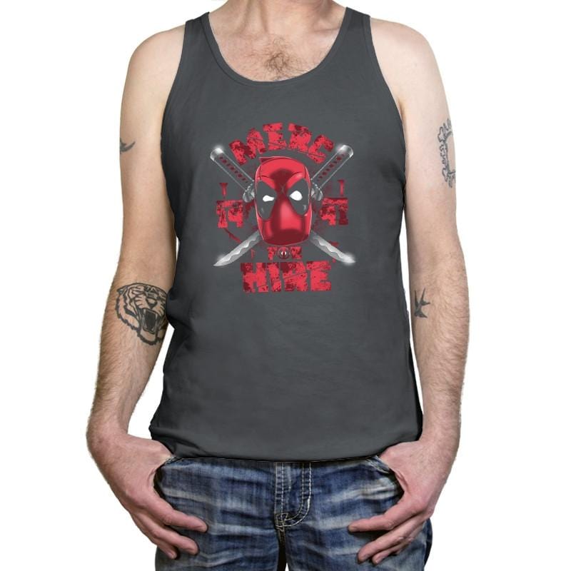 Merc for Hire Exclusive - Tanktop Tanktop RIPT Apparel X-Small / Asphalt