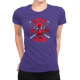 Merc for Hire Exclusive - Womens Premium T-Shirts RIPT Apparel Small / Purple Rush
