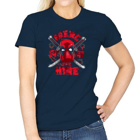 Merc for Hire Exclusive - Womens T-Shirts RIPT Apparel Small / Navy