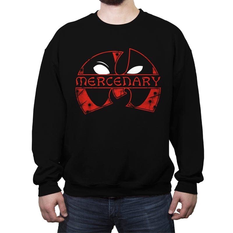 Mercenary Clan - Crew Neck Sweatshirt Crew Neck Sweatshirt RIPT Apparel Small / Black