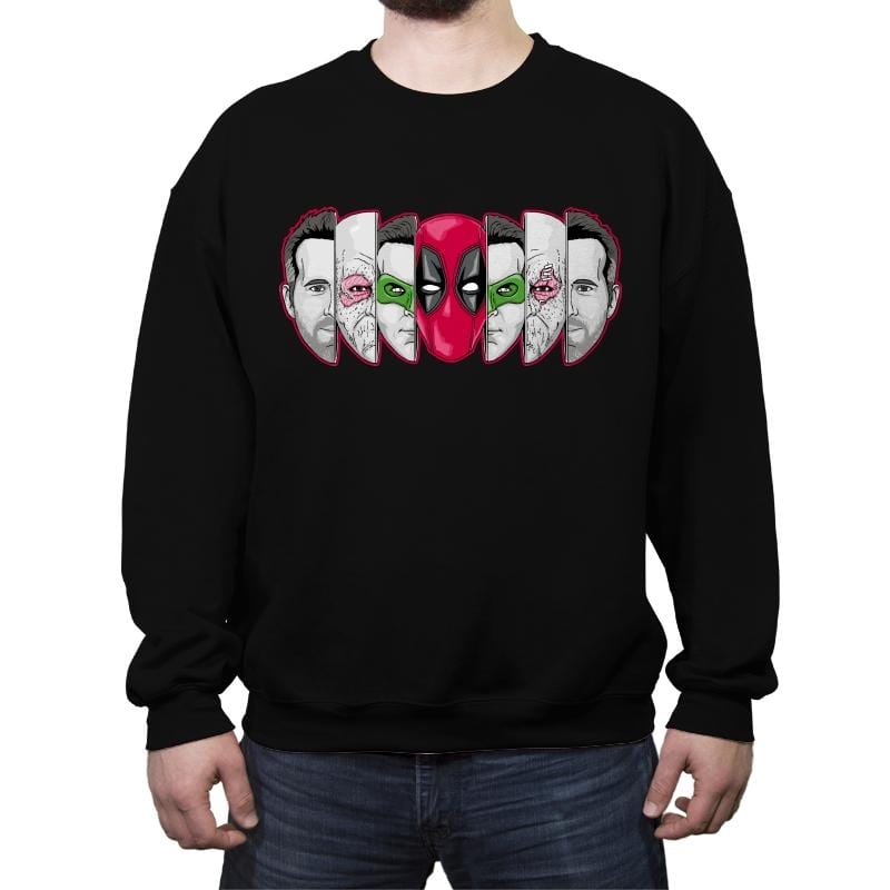 Mercenary Faces - Crew Neck Sweatshirt Crew Neck Sweatshirt RIPT Apparel