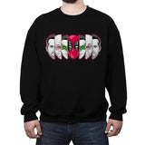 Mercenary Faces - Crew Neck Sweatshirt Crew Neck Sweatshirt RIPT Apparel