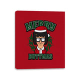 Merry Buttmas - Canvas Wraps Canvas Wraps RIPT Apparel 11x14 / Red