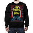 Merry Christ-Myah-s! - Ugly Holiday - Crew Neck Sweatshirt Crew Neck Sweatshirt RIPT Apparel