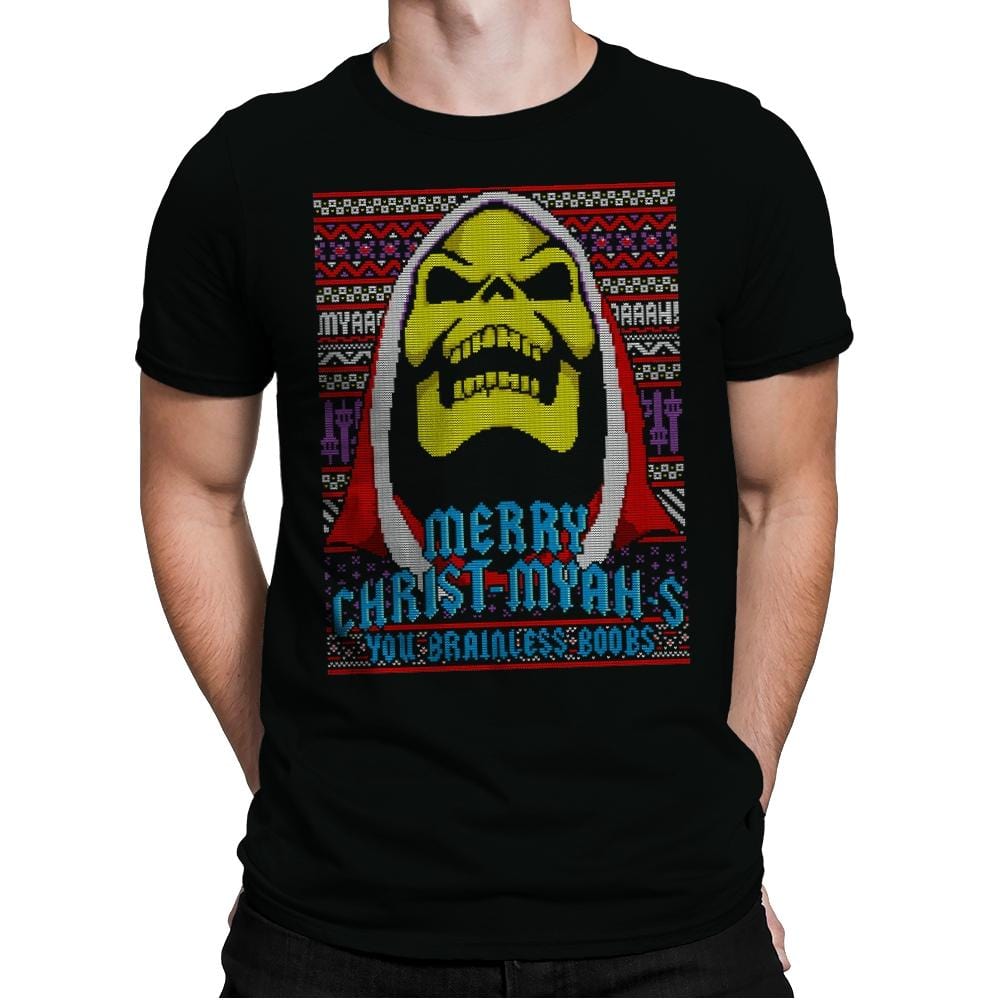 Merry Christ-Myah-s! - Ugly Holiday - Mens Premium T-Shirts RIPT Apparel Small / Black