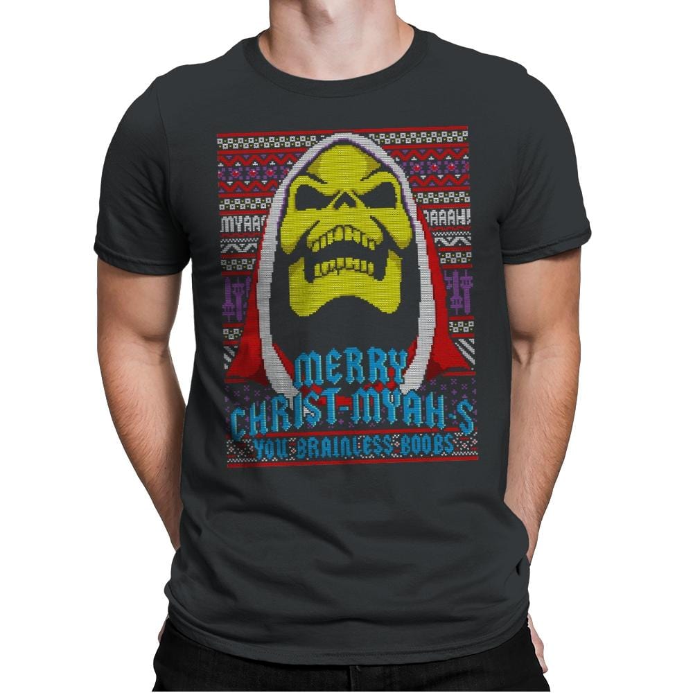 Merry Christ-Myah-s! - Ugly Holiday - Mens Premium T-Shirts RIPT Apparel Small / Heavy Metal