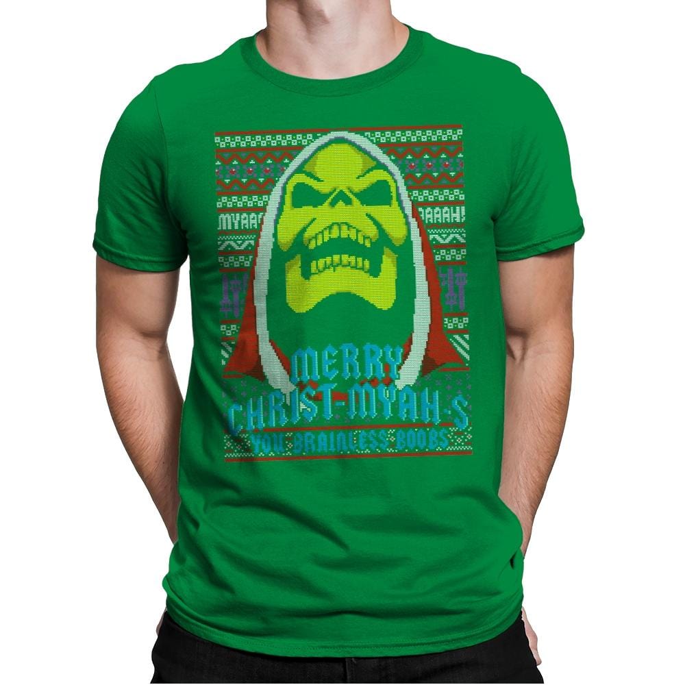 Merry Christ-Myah-s! - Ugly Holiday - Mens Premium T-Shirts RIPT Apparel Small / Kelly Green