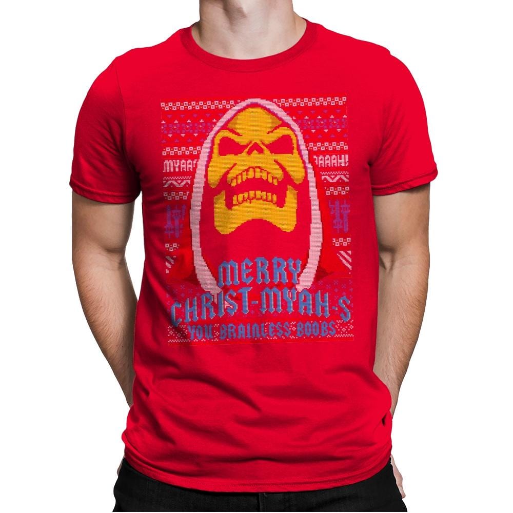 Merry Christ-Myah-s! - Ugly Holiday - Mens Premium T-Shirts RIPT Apparel Small / Red