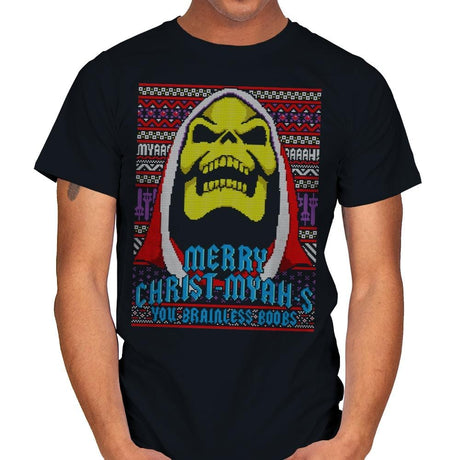 Merry Christ-Myah-s! - Ugly Holiday - Mens T-Shirts RIPT Apparel Small / Black