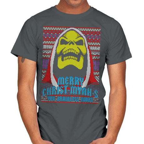 Merry Christ-Myah-s! - Ugly Holiday - Mens T-Shirts RIPT Apparel Small / Charcoal